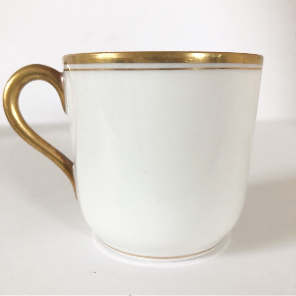 Pair of vintage T.V. Limoges teacup sets - Picture 7 of 8